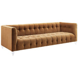 Bea Sofa, Cognac - Furniture - Sofas - Fabric 