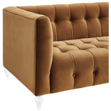 Bea Sofa, Cognac - Furniture - Sofas - Fabric 