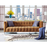 Bea Sofa, Cognac - Furniture - Sofas - Fabric 