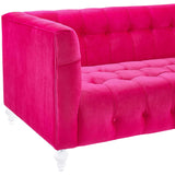 Bea Sofa, Pink - Furniture - Sofas - Fabric 