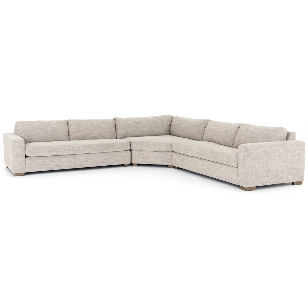 Boone Sectional, Large - Modern Furniture - Sectionals - High Fashion Home