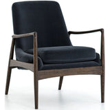 Braden Chair, Modern Velvet Shadow - Modern Furniture - Accent Chairs - High Fashion Home