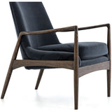 Braden Chair, Modern Velvet Shadow - Modern Furniture - Accent Chairs - High Fashion Home