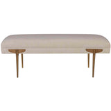 Bruna Bench, White - Furniture - Chairs - High Fashion Home