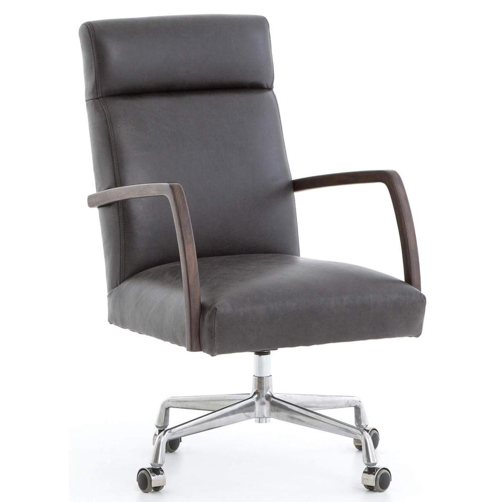 Bryson Desk Chair, Chaps Ebony - Furniture - Office - High Fashion Home