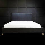 Caleb King Bed, Onyx Oak-High Fashion Home