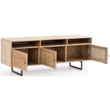 Carmel Media Console, Natural - Furniture - Accent Tables - High Fashion Home