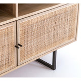 Carmel Media Console, Natural - Furniture - Accent Tables - High Fashion Home