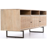 Carmel Media Console, Natural - Furniture - Accent Tables - High Fashion Home