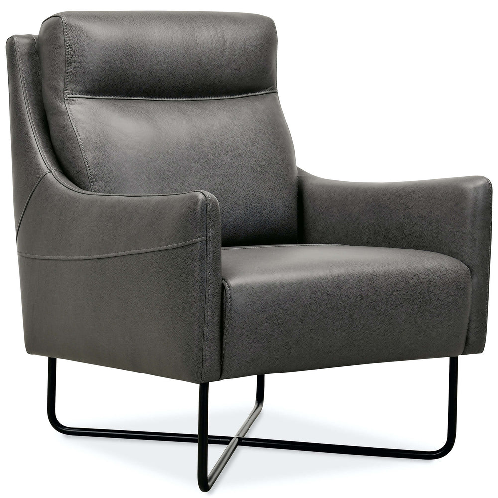 Efron Leather Chair-Furniture - Chairs-High Fashion Home