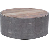 Crosby Round Coffee Table - Modern Furniture - Coffee Tables - High Fashion Home