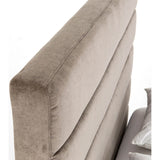 Daphne Bed, Sage Worn Velvet - Modern Furniture - Beds - High Fashion Home