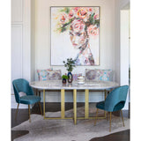 Devan Oval Dining Table - Modern Furniture - Dining Table - High Fashion Home