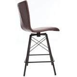 Diaw Swivel Bar Stool, Havana - Furniture - Dining - High Fashion Home