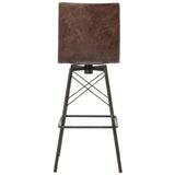 Diaw Swivel Bar Stool, Havana - Furniture - Dining - High Fashion Home