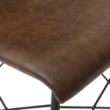 Diaw Dining Chair, Distressed Brown - Furniture - Chairs - High Fashion Home