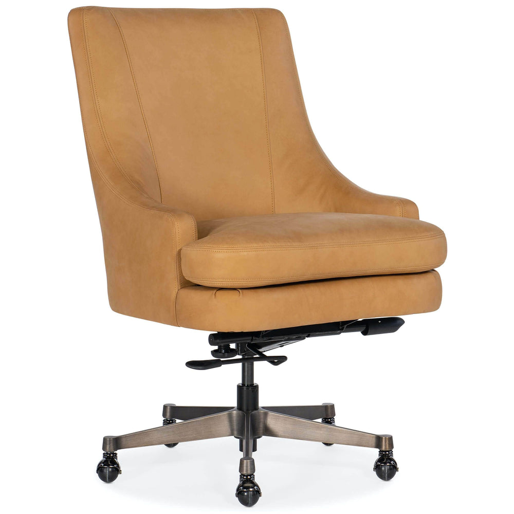 Paula Executive Leather Chair, Jubilee Camel-Furniture - Office-High Fashion Home