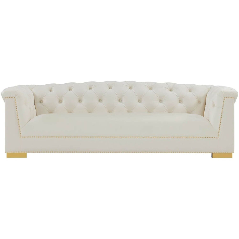 Farah Sofa, Cream - Furniture - Sofas - High Fashion Home