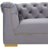 Farah Sofa, Grey - Furniture - Sofas - High Fashion Home