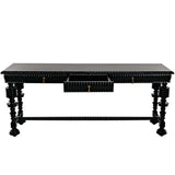 Portuguese Console, Hand Rubbed Black-High Fashion Home