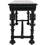 Portuguese Console, Hand Rubbed Black-High Fashion Home