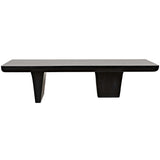 Ward Coffee Table, Hand Rubbed Black-High Fashion Home