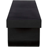 Evora Coffee Table, Black Metal-High Fashion Home