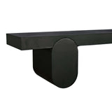 Evora Coffee Table, Black Metal-High Fashion Home