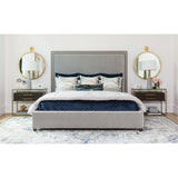 Hamilton Tall Bed, Vance Mist - Modern Furniture - Beds - High Fashion Home