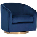 Hazel Chair, Navy - Modern Furniture - Accent Chairs - High Fashion Home