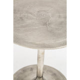 Tulip Side Table, Raw Nickel - Furniture - Accent Tables - High Fashion Home