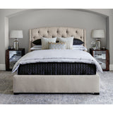 Jordan Tufted Bed - Modern Furniture - Beds - High Fashion Home