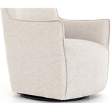 Kimble Swivel Chair, Noble Platinum - Furniture - Chairs - High Fashion Home