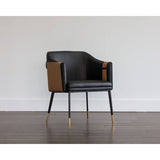 Carter Chair, Napa Black - Modern Furniture - Accent Chairs - High Fashion Home