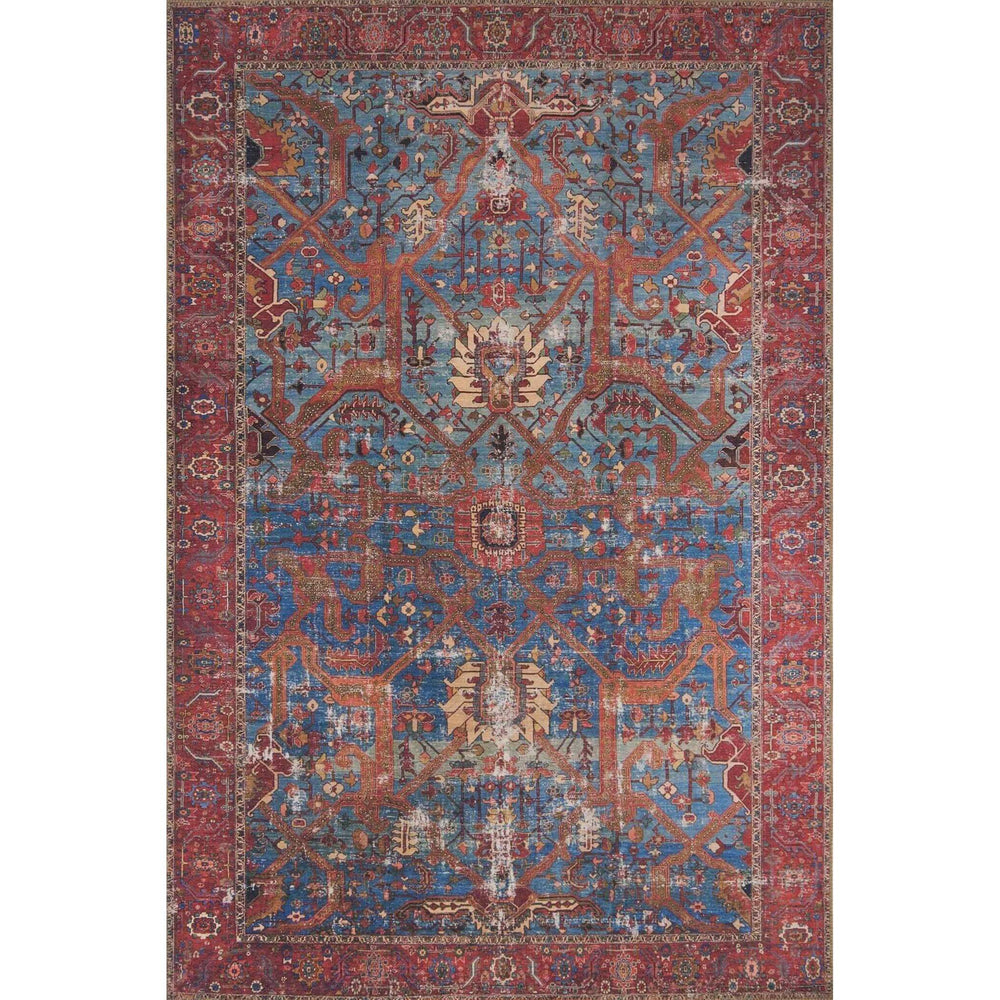 Loloi II Rug Loren LQ-10 Blue/Red