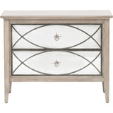 Marquesa Mirrored Nightstand - Furniture - Storage - High Fashion Home