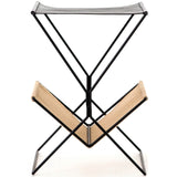 Monarch Magazine Rack - Furniture - Storage - High Fashion Home