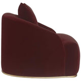 Astrid Chair, Merlot - Modern Furniture - Accent Chairs - High Fashion Home