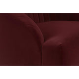 Astrid Sofa, Merlot - Modern Furniture - Sofas - High Fashion Home