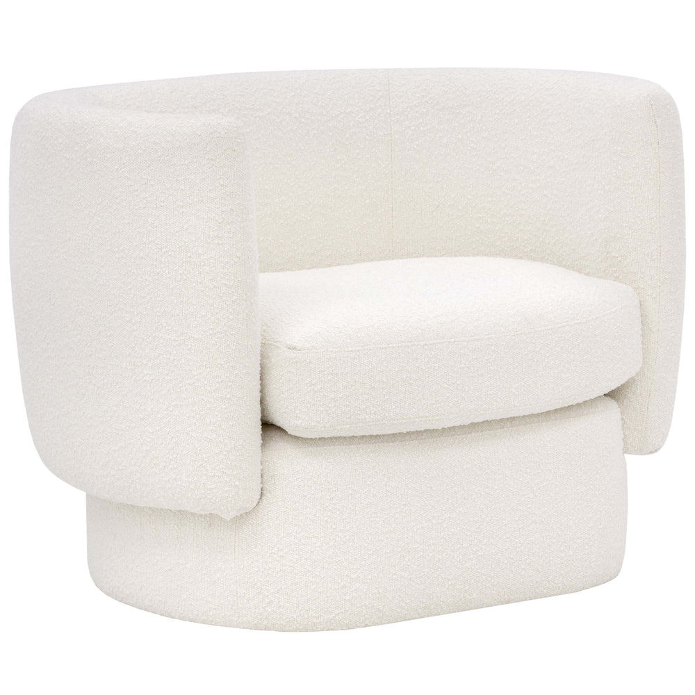 Valence Armchair, Maya White-Furniture - Chairs-High Fashion Home