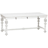 Portuguese Desk, White - Furniture - Office - High Fashion Home