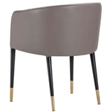 Asher Chair, Flint Grey - Modern Furniture - Accent Chairs - High Fashion Home