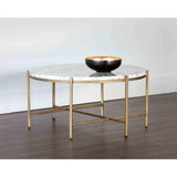 Solana Coffee Table, Round - Modern Furniture - Coffee Tables - High Fashion Home