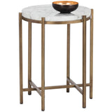 Solana End Table, Round - Furniture - Accent Tables - High Fashion Home