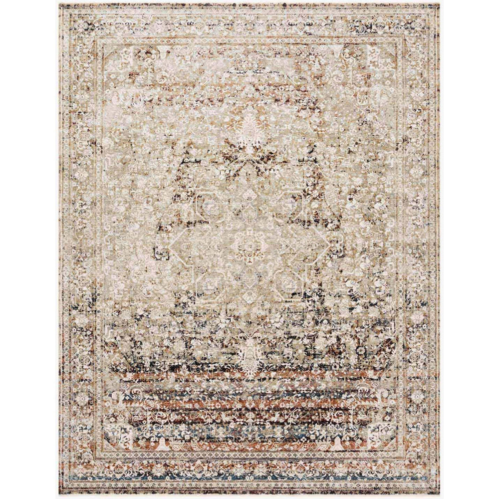 Loloi Rug Theia THE-05, Taupe/Brick - Rugs1 - High Fashion Home