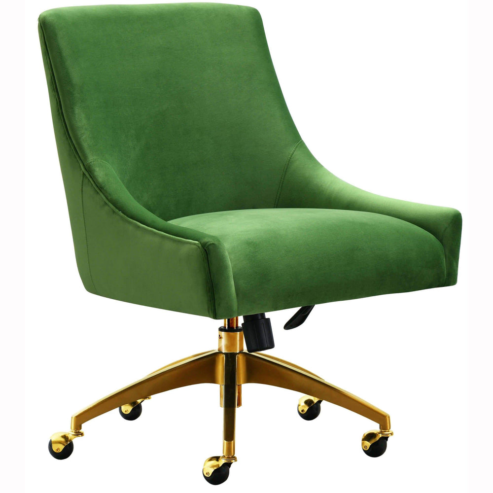 Beatrix Swivel Office Chair, Green - Furniture - Office - High Fashion Home