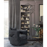 Kenneth Swivel Chair, Black - Modern Furniture - Accent Chairs - High Fashion Home