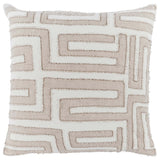 Mateo Pillow, Natural/Ivory-High Fashion Home