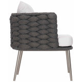 Santa Cruz Arm Chair, Cadet Grey-Furniture - Chairs-High Fashion Home