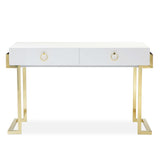 Julia Desk, White - Furniture - Office - High Fashion Home